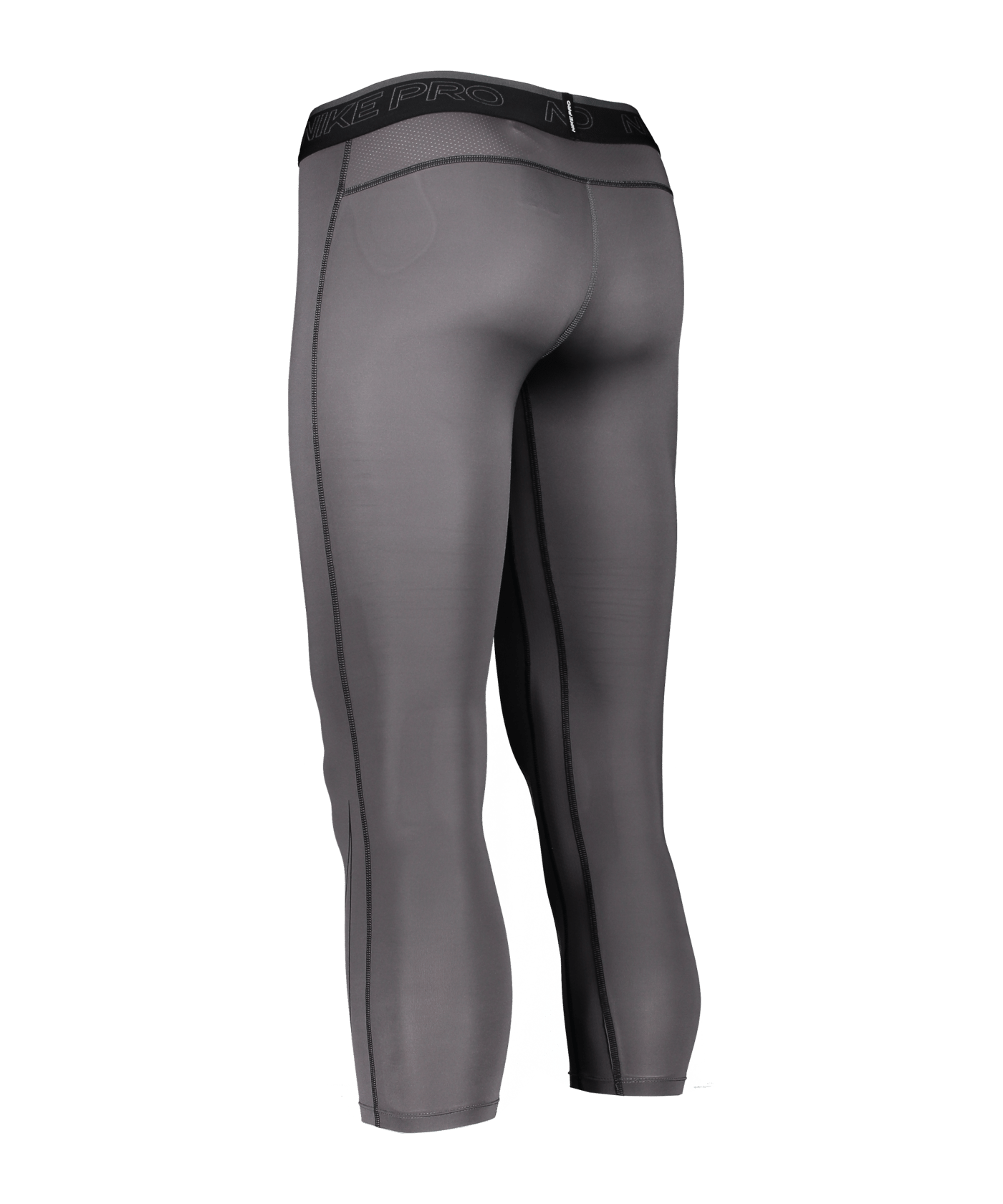 Nike Pro Dri-FIT 3/4 Tight Grau Schwarz F068 - grau