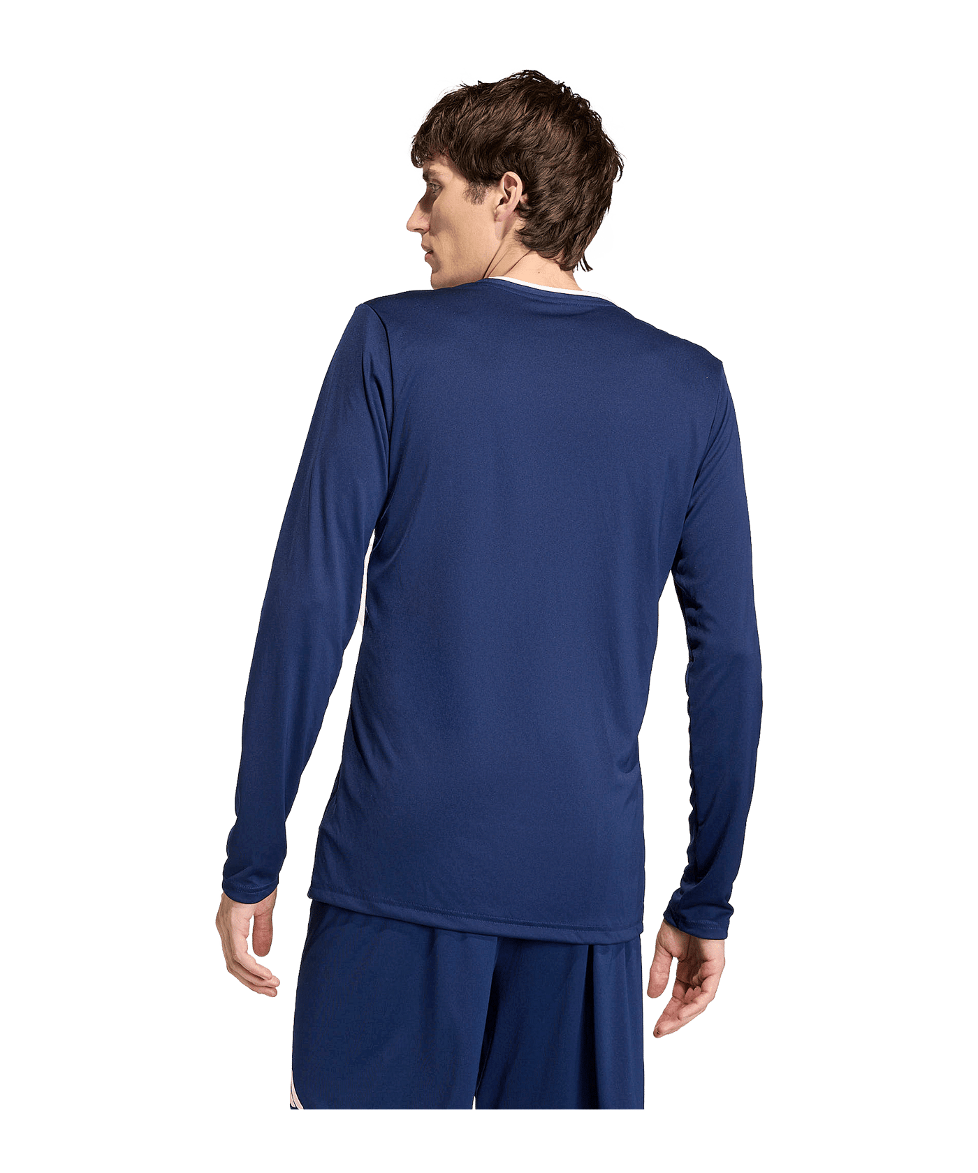 adidas Entrada 26 Trikot Langarm Dunkelblau - weiss