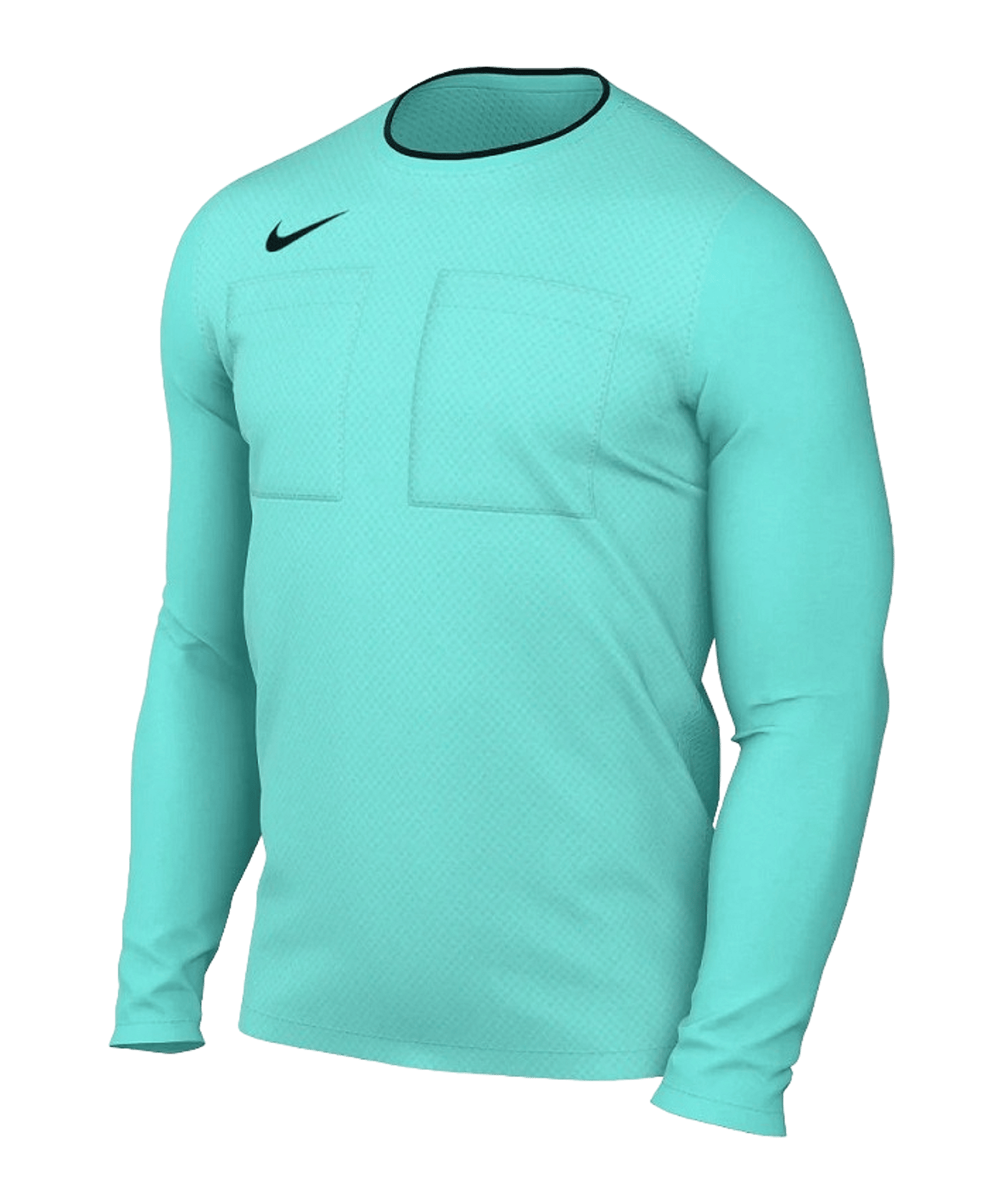 Nike Referee Schiedsrichtertrikot langarm Türkis Schwarz F354 - tuerkis