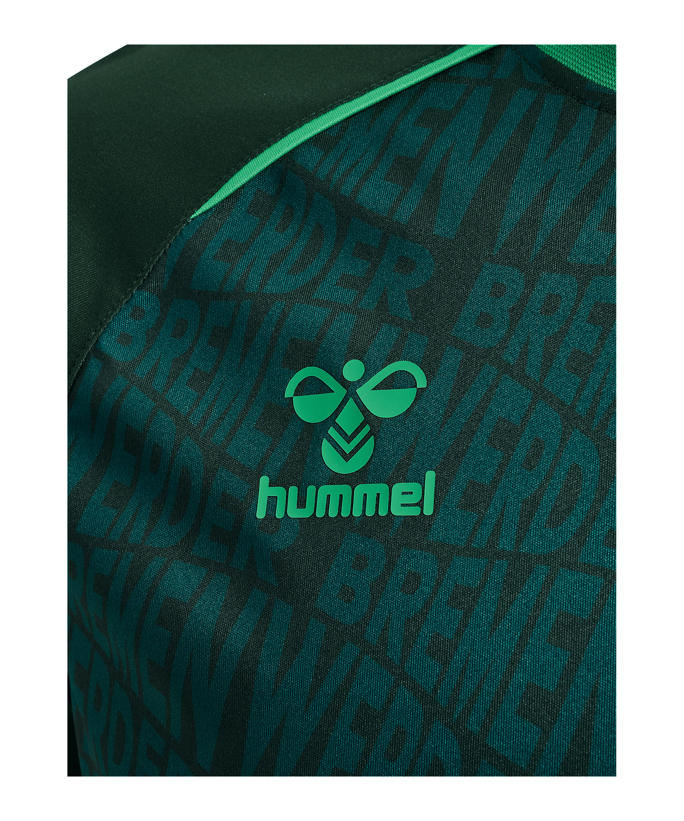 hummel SV Werder Bremen Pre Game Trikot 2026/2027 Grün F6228 - gruen