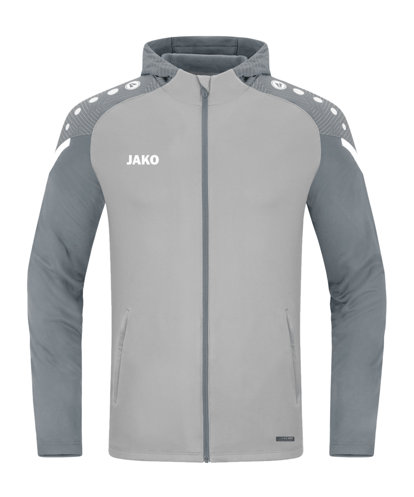 JAKO Performance Kapuzenjacke Grau F845 - grau