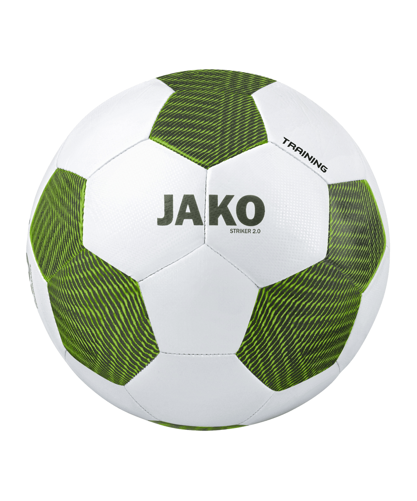 JAKO Striker 2.0 Trainingsball Weiss Grün F705 - weiss