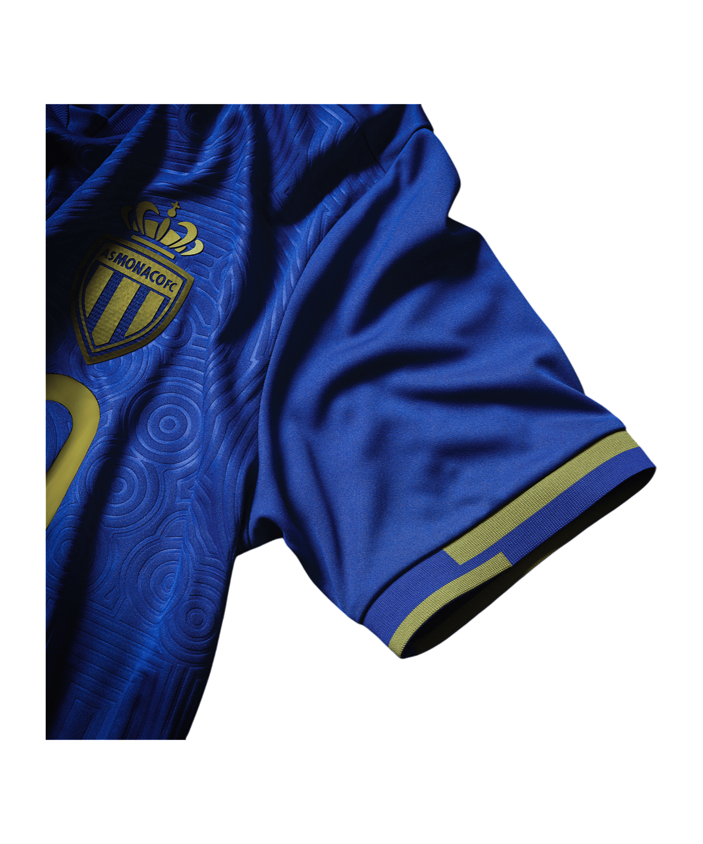 Mizuno AS Monaco Trikot Away 2025/2026 Blau F12 - blau