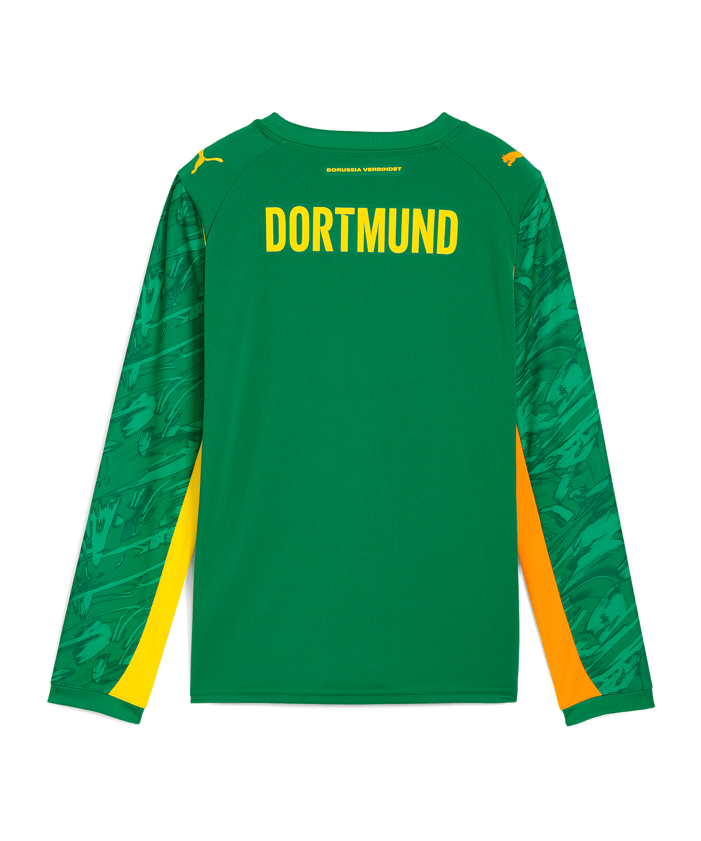 PUMA Borussia Dortmund LS Torwarttrikot 2025/2026 Kids Grün F98 - gruen