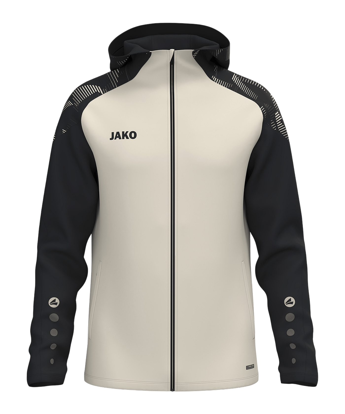 JAKO Sonic Kapuzenjacke Kids Weiß F035 - weiss