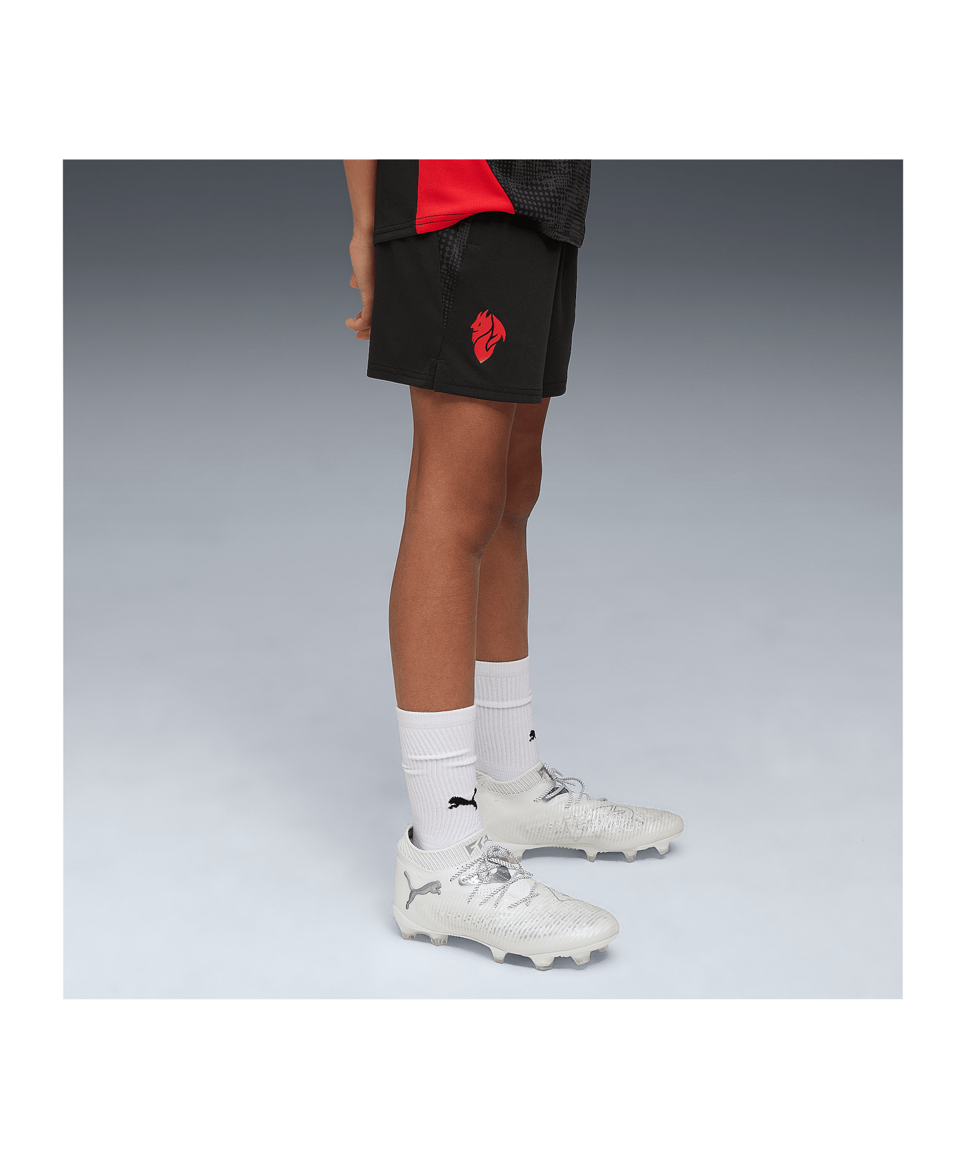 PUMA AC Mailand Training Pockets Short Kids Schwarz F04 - schwarz