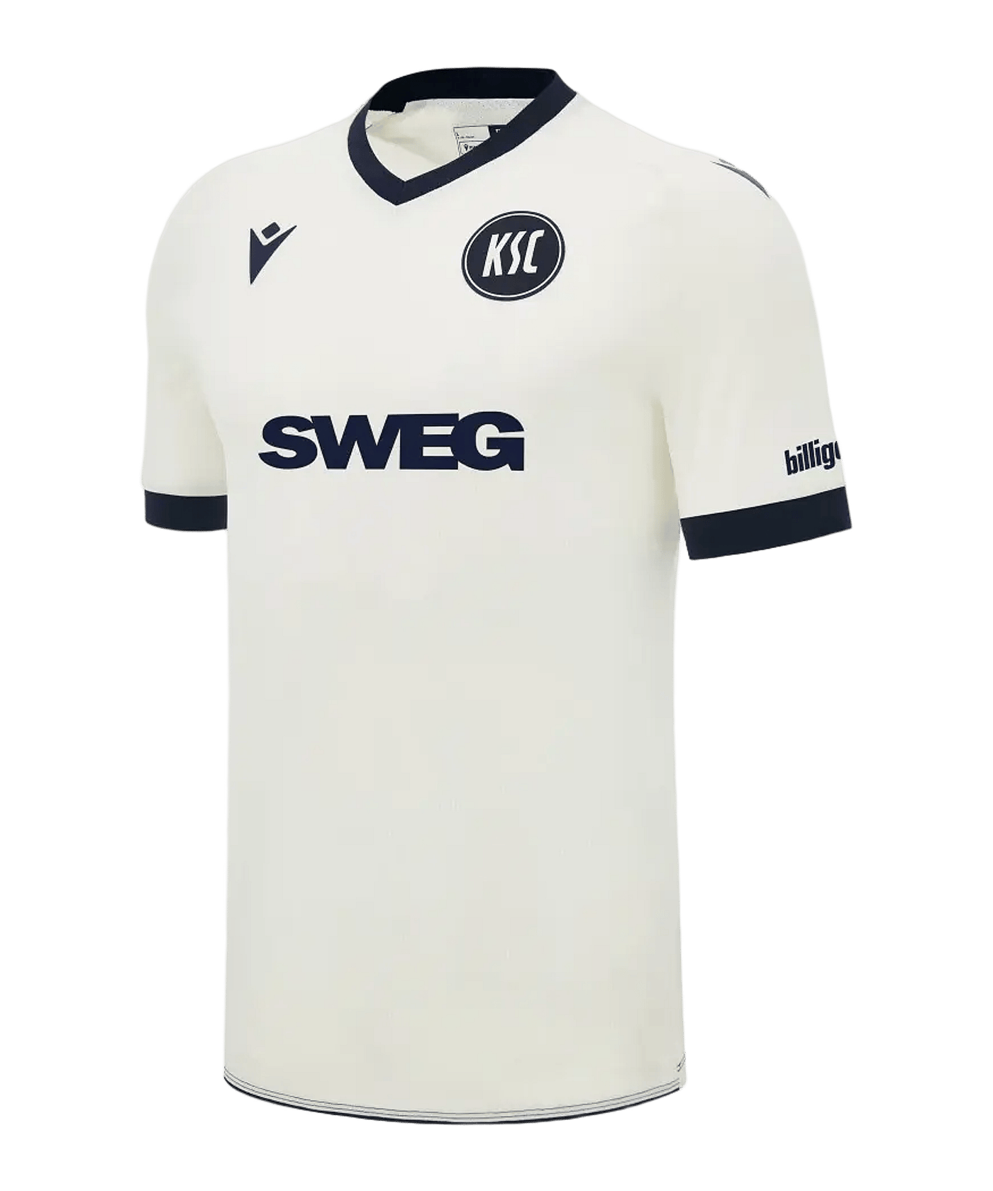 Macron Karlsruher SC Trikot Away 2026/2027 Weiß - weiss