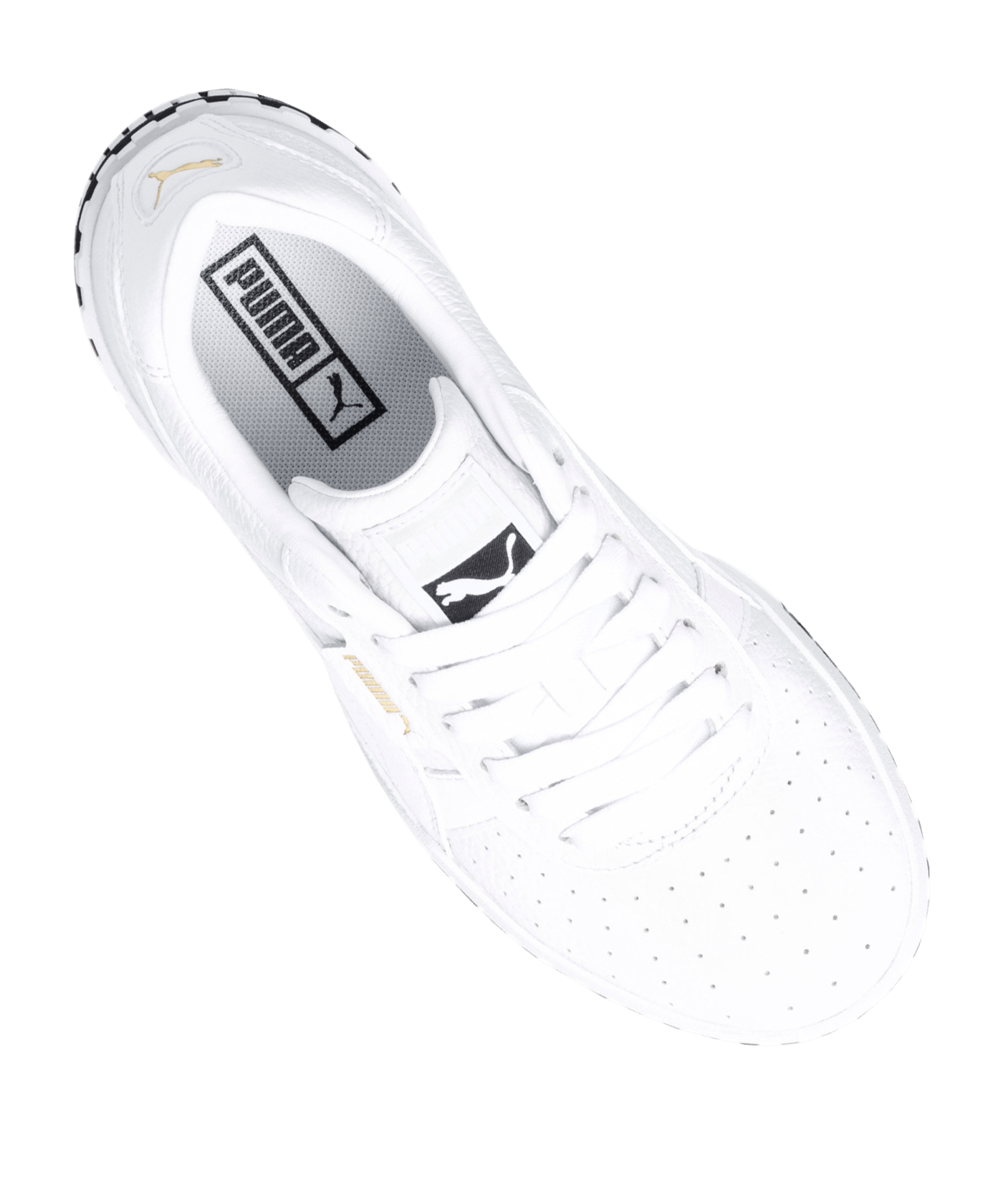PUMA Cali Sneaker Damen Weiss Schwarz F04 - weiss