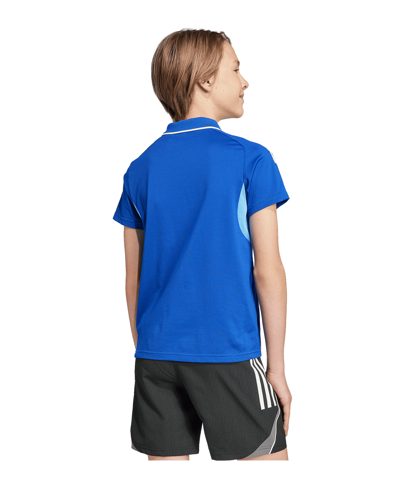 adidas Tiro 25 Competition Polo Kids Blau - blau