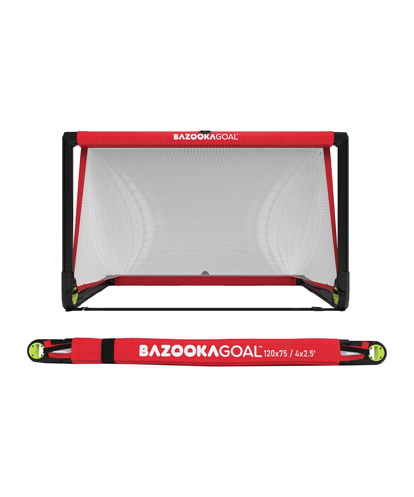 BAZOOKAGOAL CLASSIC PVC | 120x75cm | Rot Weiss | - rot