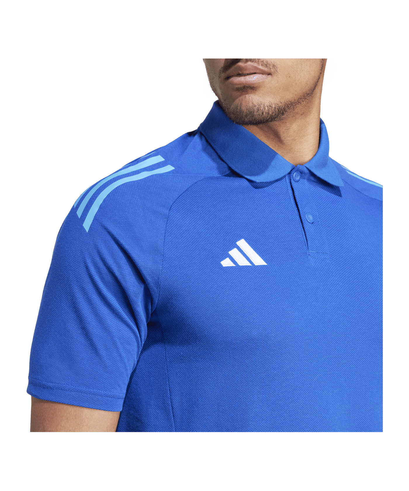 adidas Tiro 24 Competition Poloshirt Blau | - blau