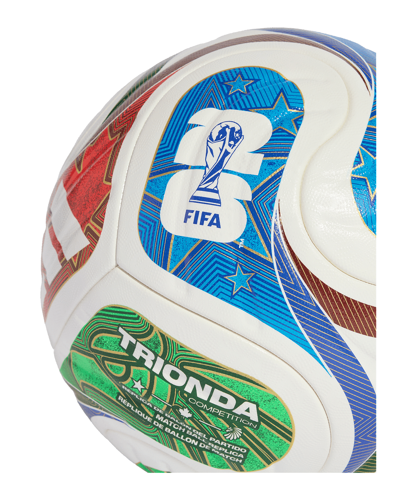 adidas World Cup 26 Trionda Competition Spielball Weiß - weiss