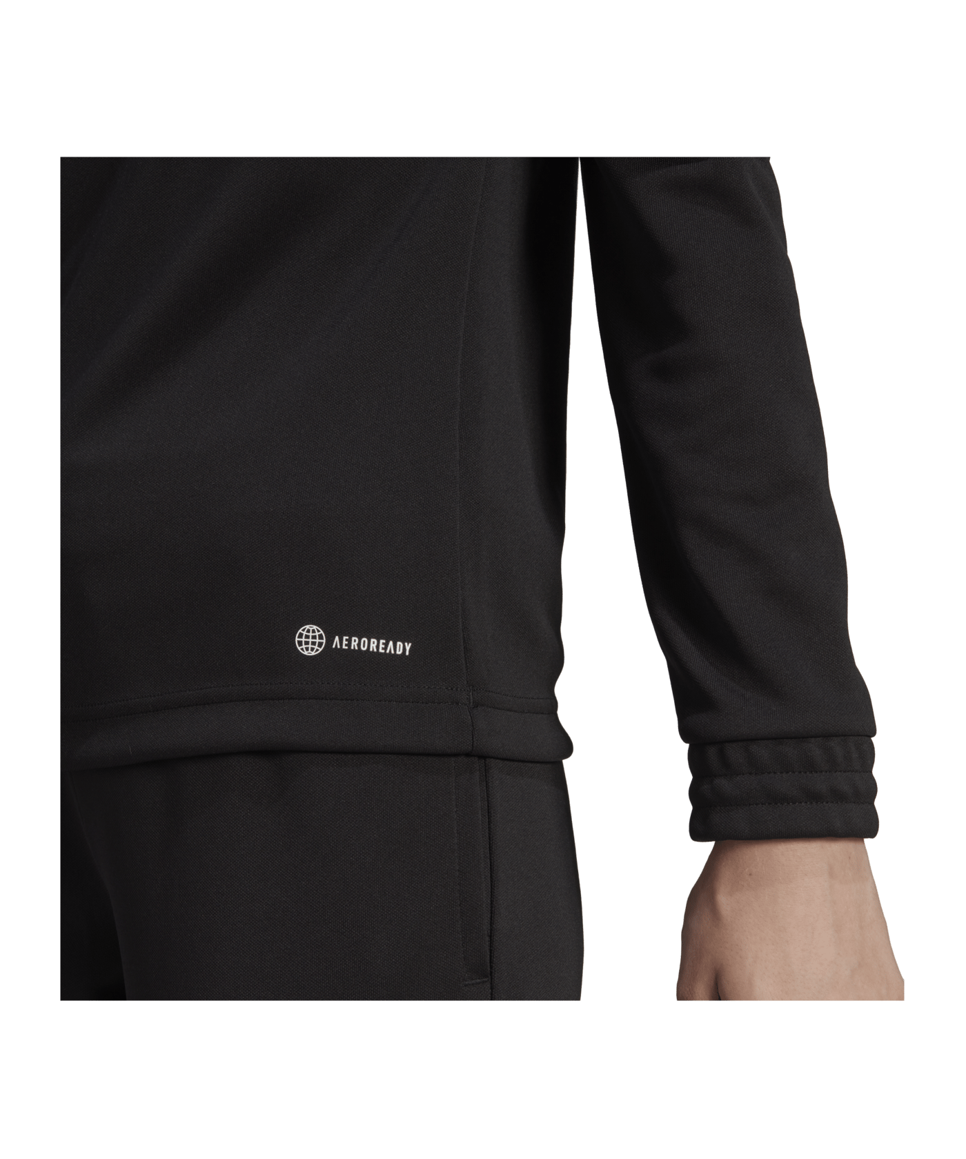 adidas Entrada 22 HalfZip Sweatshirt Damen Schwarz - schwarz