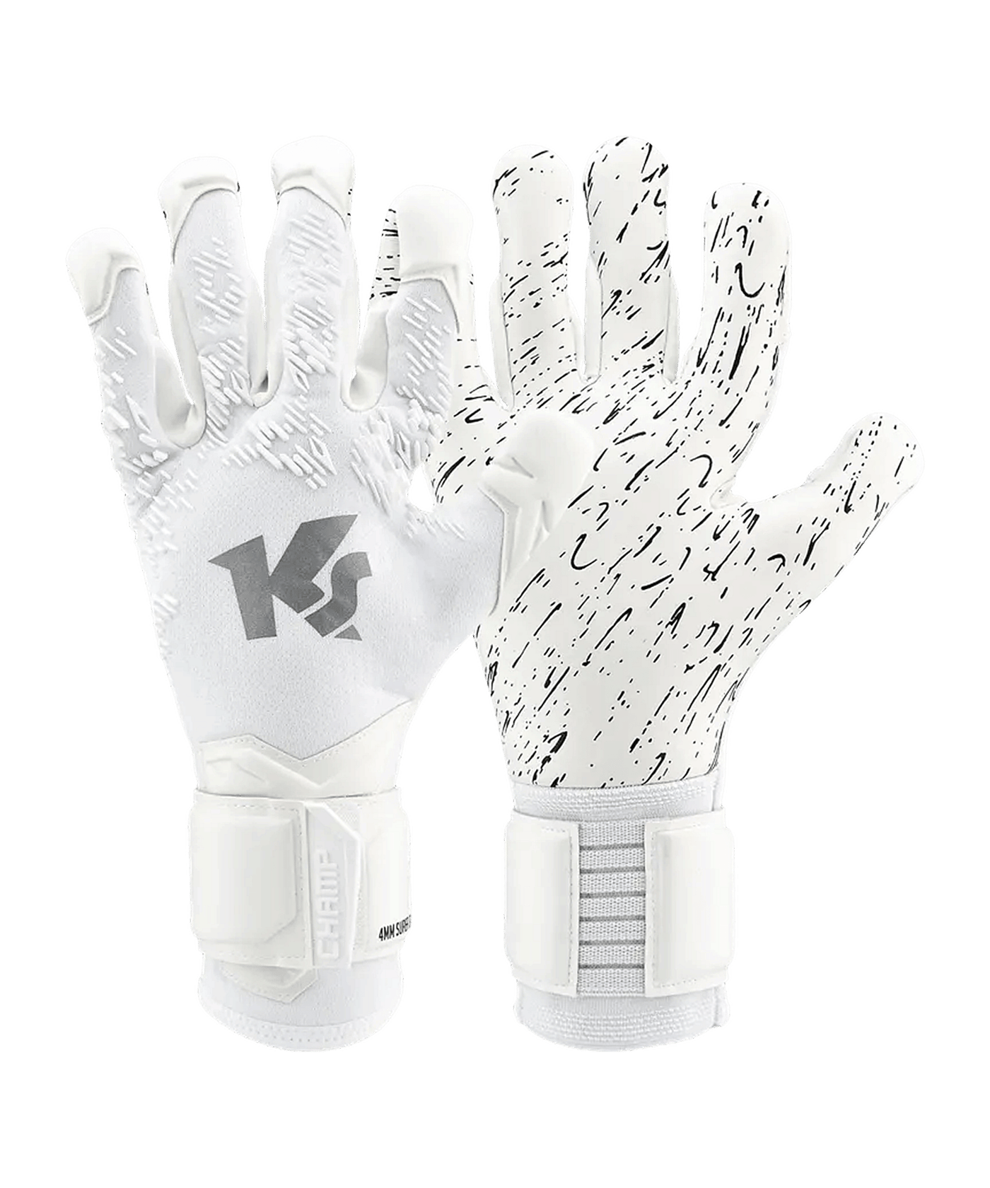 KEEPERsport Champ Elite Power Torwarthandschuhe Weiß - weiss
