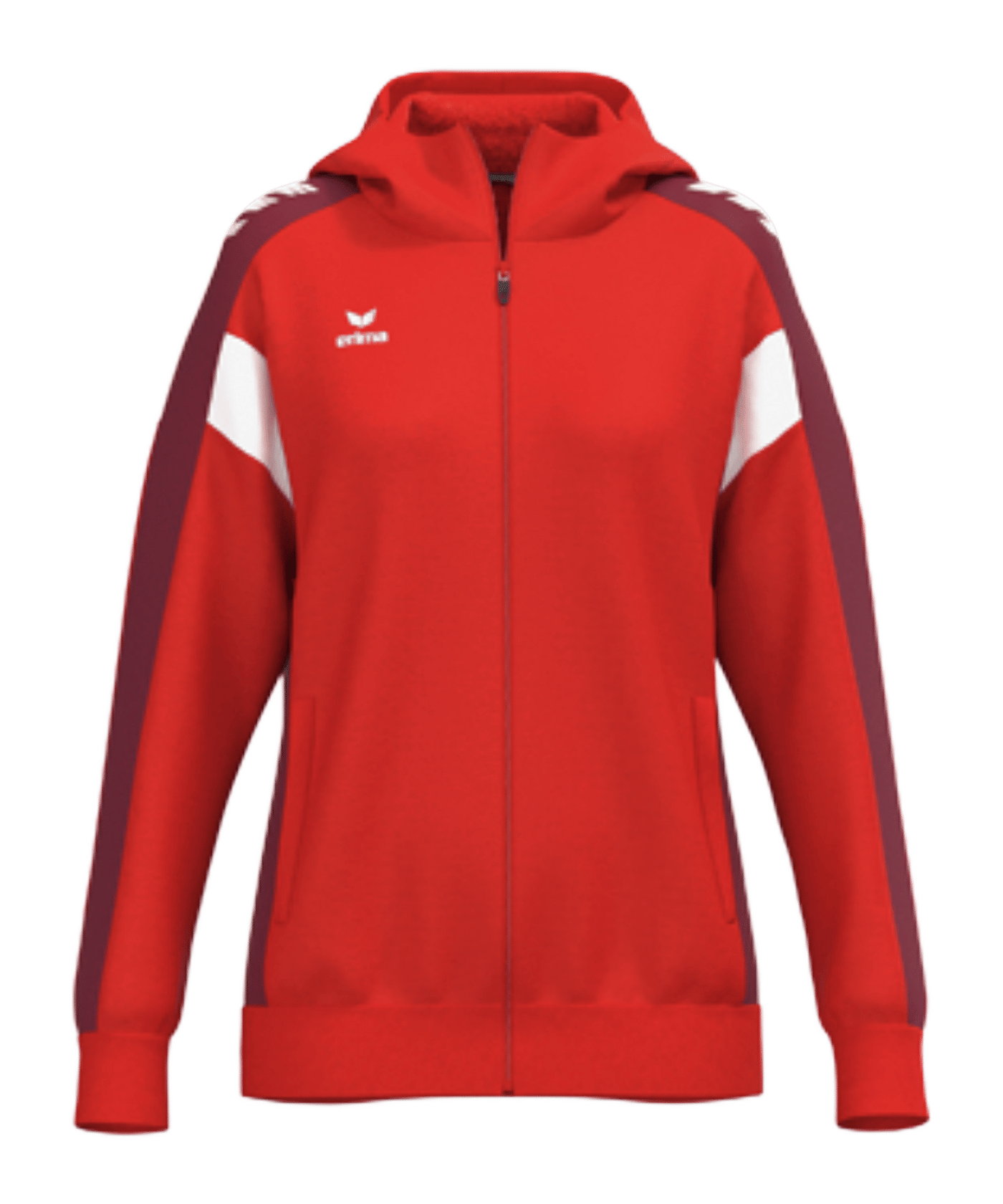 Erima Celebrate 125 Kapuzenjacke Damen Rot - rot