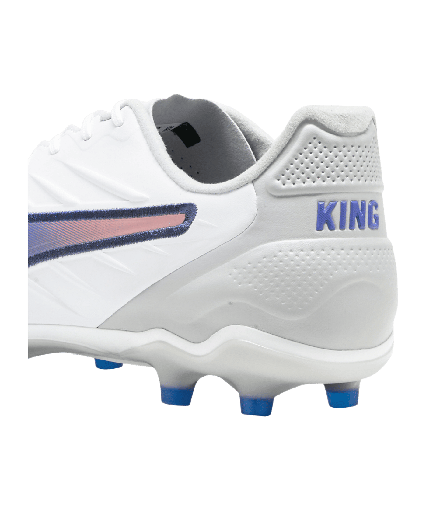 PUMA KING Pro FG/AG Formula Weiss Blau F02 - weiss