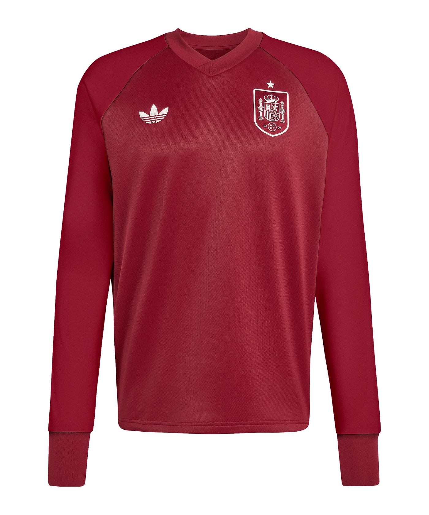 adidas FEF Spanien Prematch Sweatshirt WM 2026 Rot - rot