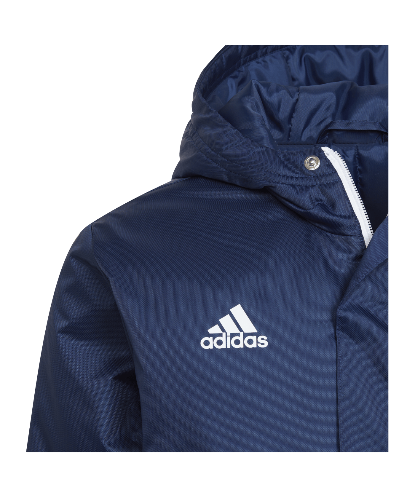 adidas Entrada 22 Stadium Winterjacke Kids Blau - blau