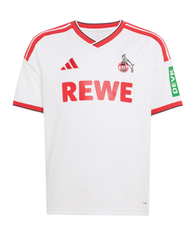 adidas 1. FC Köln Trikot Home 2026/2027 Kids Weiß - weiss