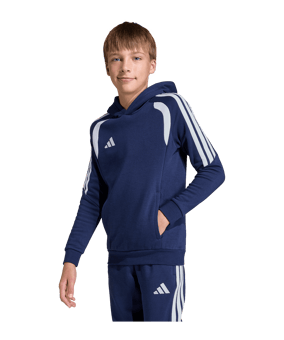 adidas Tiro 26 League Hoody Kids Dunkelblau - weiss