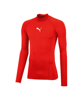 PUMA LIGA Baselayer Warm Longsleeve Shirt F01 | - rot