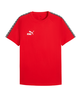 PUMA teamKING T-Shirt Rot F01 - rot