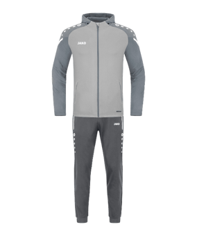 JAKO Performance Trainingsanzug mit Kapuze Grau F845 - grau