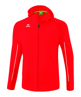 Erima Liga Star Kapuzenjacke Kids Rot Weiss - rot