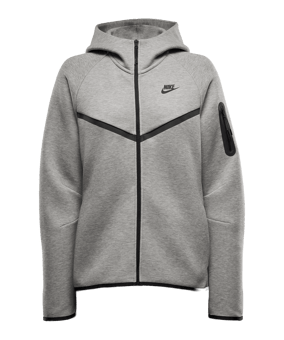 Nike Tech Fleece Kapuzenjacke Damen Grau F063 - grau