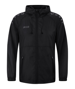 JAKO Flow Lightweight Jacke Kids Schwarz F800 - schwarz