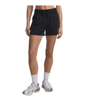 Under Armour Rival Fleece Short Damen Schwarz F001 - schwarz