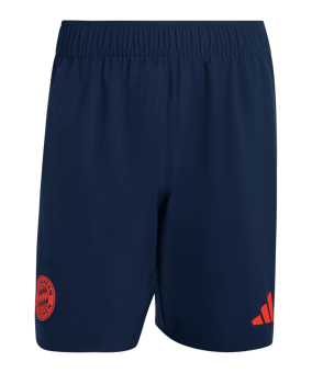 adidas FC Bayern München Tiro Travel Short Blau - blau
