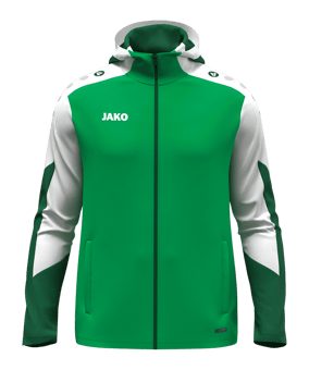 JAKO Dynamic Kapuzenjacke Grün F204 | - gruen