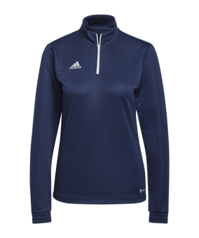adidas Entrada 22 HalfZip Sweatshirt Damen Blau - blau