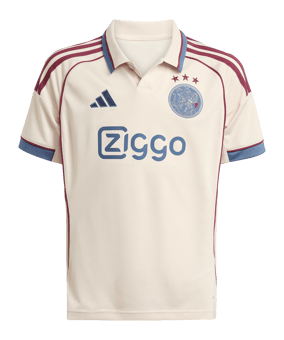adidas Ajax Amsterdam Trikot 3rd 2025/2026 Kids Beige - beige
