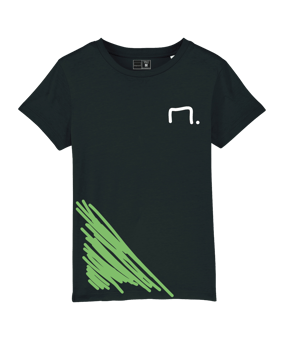 Bolzplatzkind "Field" T-Shirt Kids Schwarz - schwarz