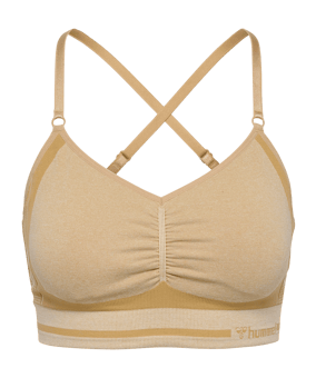 Hummel Mt Lulu Seamless Scrunch Sport-BH Damen Braun F8152