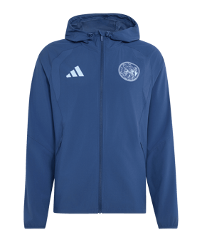 adidas Ajax Amsterdam Tiro Travel Windjacke Blau - blau