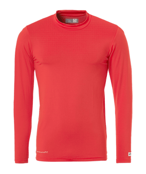 uhlsport Baselayer Unterhemd langarm Kids Rot F03 - rot