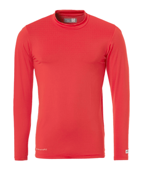 uhlsport Baselayer Unterhemd langarm Kids Rot F03 - rot