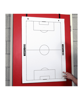 Cawila PRO Flipchartblock | Fußball | 20 Blatt | Weiss - weiss