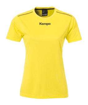 Kempa Poly T-Shirt Damen Gelb F08 - gelb