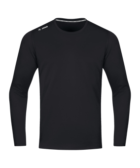 JAKO Run 2.0 Sweatshirt Running Schwarz F08 | Schwarz F08 - schwarz