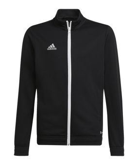 adidas Entrada 22 TK Trainingsjacke Kids Schwarz - schwarz