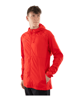 JAKO Flow Lightweight Jacke Rot F100 - rot