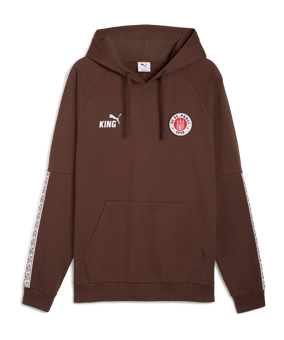 PUMA FC St. Pauli King Hoody Braun F01 - braun