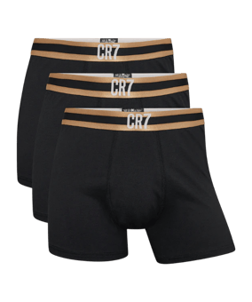 CR7 Basic Trunk Boxershort 3er Pack Schwarz F2758 - schwarz