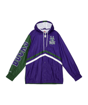 Mitchell and Ness NBA Milwaukee B Windbreaker Lila