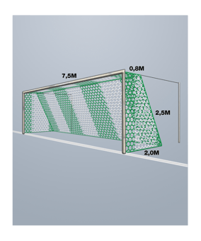 Cawila Tornetz 4MM HEX120 7,5x2,5m 0,8x2m GrünW | - gruen