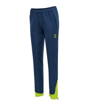 Hummel hmlLEAD Poly Trainingshose Damen Blau F7642 - blau